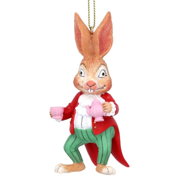 Gisela Graham Mad March Hare Christmas Tree Decoration